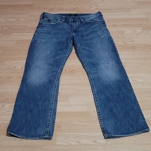 Silver Jeans Men's Straight Fit Jeans 38x32